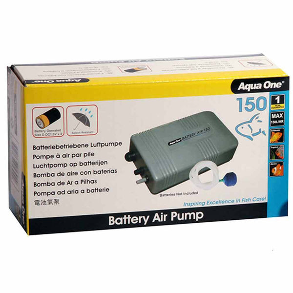 Aqua One Battery Air 150 Portable Air Pump