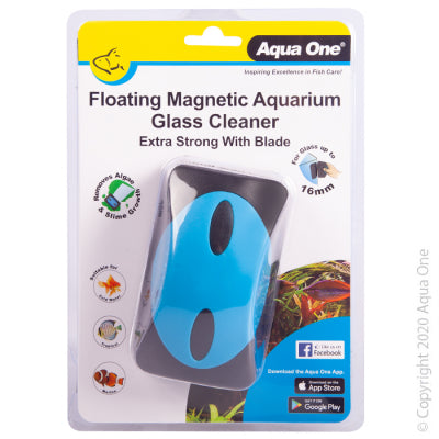 Aqua One Floating Magnet Glass Cleaner With Blade