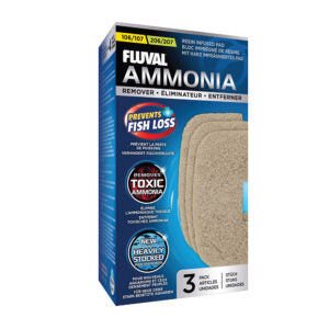 Fluval Ammonia Remover 106/206, 107/207 Canister Filter 3 Pack