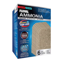 Fluval Ammonia Remover for 306/406, 307/407 Canister Filters 6 Pack