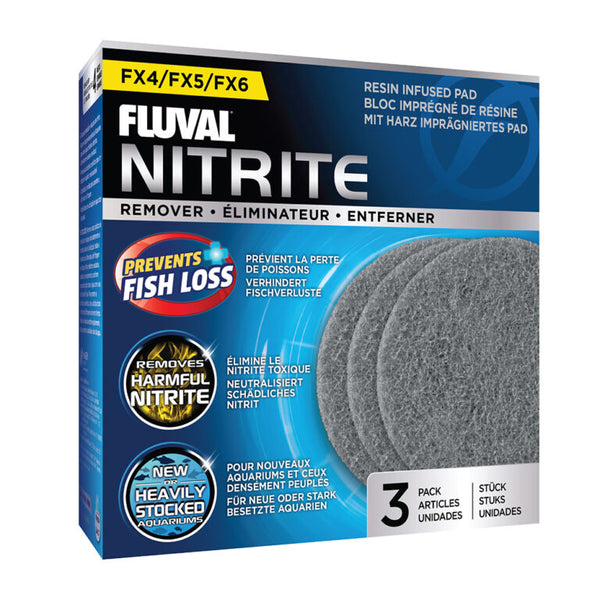 Fluval Nitrite Remover for FX4/FX5/FX6 Canister Filters 3 Pack