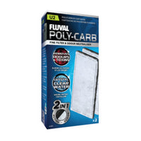 Fluval Poly-Carb Cartridge for U2 Underwater Filter 2 Pack
