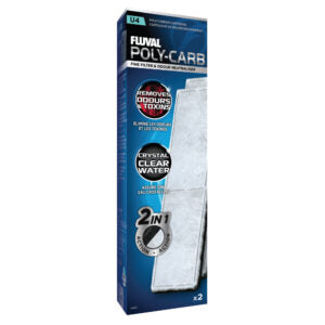 Fluval Poly-Carb Cartridge for U4 Underwater Filter 2 Pack