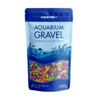 Aquamate Coloured Gravel Fluro Multi