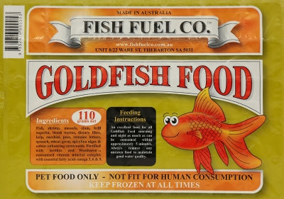 Fish Fuel Co. Goldfish Food - Frozen