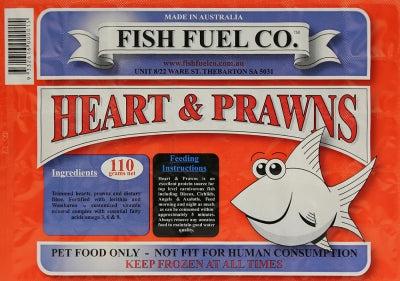 Fish Fuel Co. Hearts & Prawns - Frozen