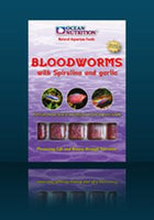 Ocean Nutrition Bloodworms Spirulina & Garlic - Frozen