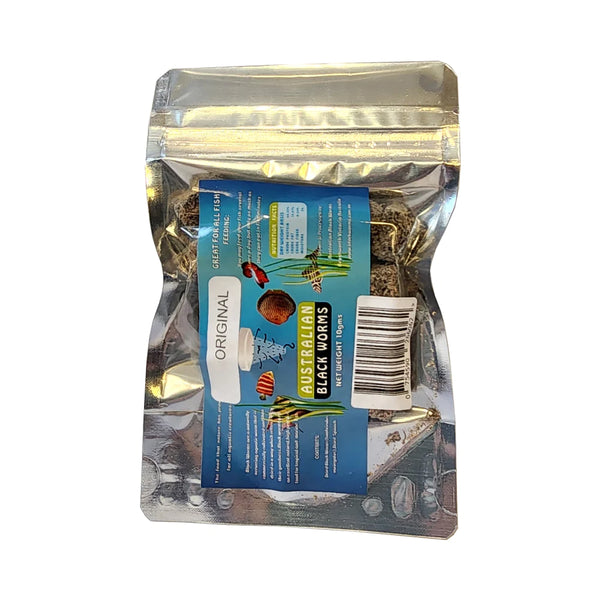 Original Australian Black Worms Freeze Dried Cubed