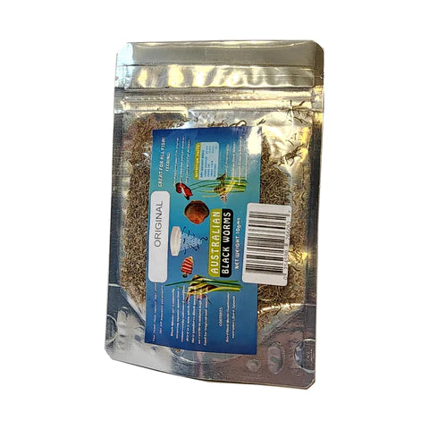 Original Australian Black Worms Freeze Dried Loose