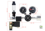 Co2 Art Pro-SE Dual Stage Regulator With Integrated Solenoid