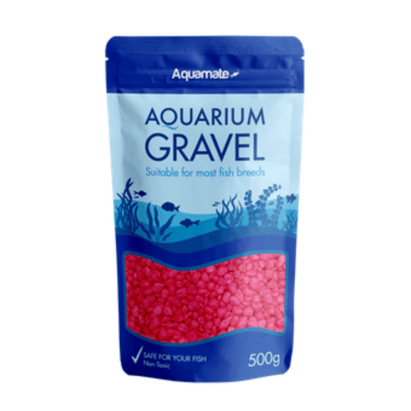 Aquamate Coloured Gravel Fluro Pink