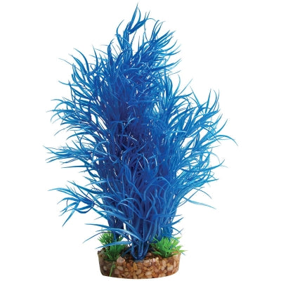 Aqua One Plastic Plant Blue Rotala with Gravel Base (Large)